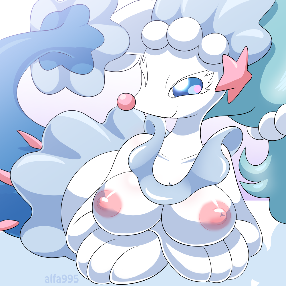 alfa995-nsfw:  Looks like Primarina just learned Attract!   Lewd version of this