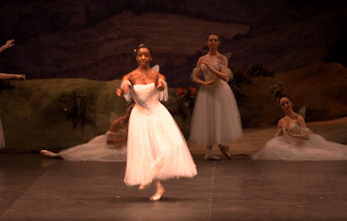 chocolat-thin: balletroyale: Precious Adams in La Sylphide (English National Ballet)  So beauti