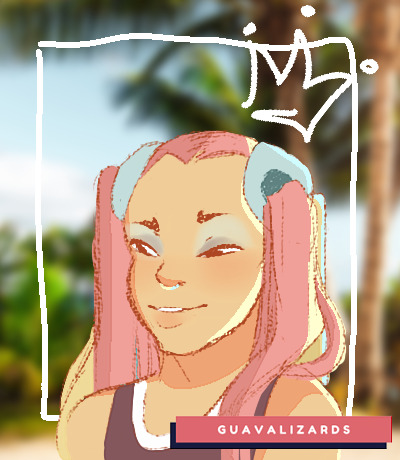 A Guzma And Plumeria Before The Summer Season Ends Yes They Got Matching Septum Piercings Because Theyre