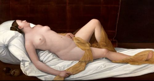 Bernardino Licinio, La nuda, 1540. Galleria degli Uffizi, Florence.