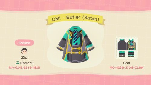 another Obey Me! outfit for acnh, definitely chosen without bias