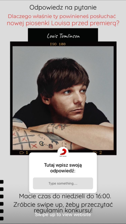 Sony Music Poland will hold a listening party for Louis’ next single in Warsaw next Monday | Instagr