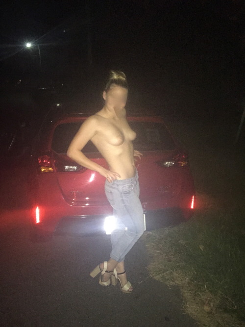 nudistcouple2:  just flashing in public hope you guys like :) 
