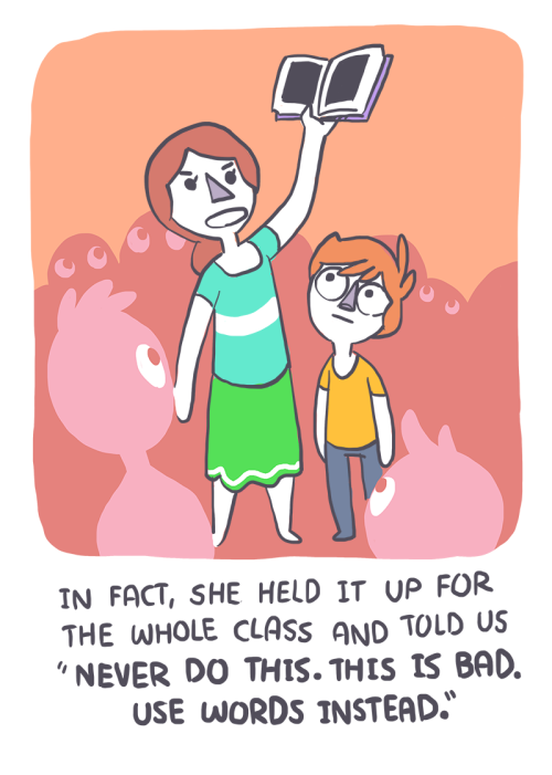 pastorwitch: witchyroses: owlturdcomix: I’m mature now. image | twitter | facebook Let kids be