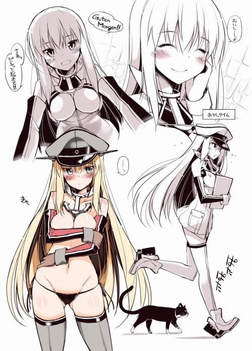 【二次・ZIP】金髪巨乳で流石の海外艦！！艦これビスマルクちゃんの画像まとめ | 桃色虹画像 -二次元萌え画像エロ画像まとめ-
