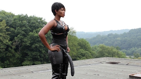 black-woman-dominating-white-man:  Mistress Ava Black and Her Monster Black Strapon