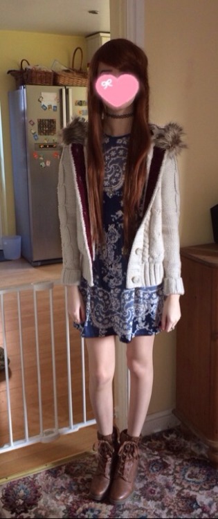 Shitty picture of my ootd to travel to London :)