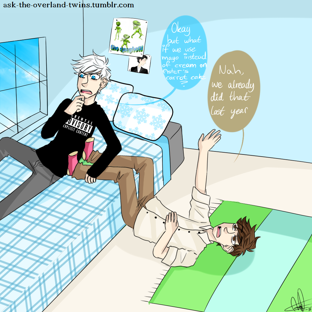 ask-the-overland-twins:  Jackson: Well nobody actually kills the spiderJack: But