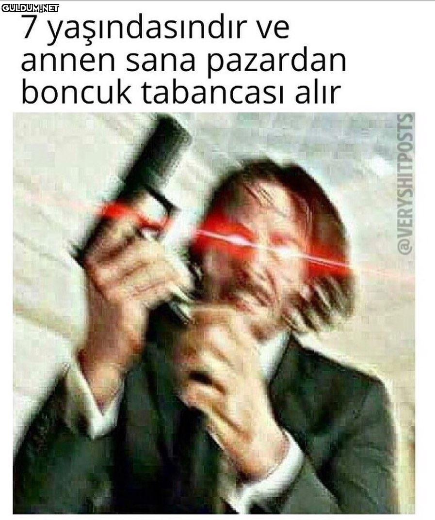 Boncuk tabancası olmayan...