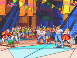 the2dstagesfg:  “Mall Mayhem” from Marvel Super Heroes vs Street Fighter