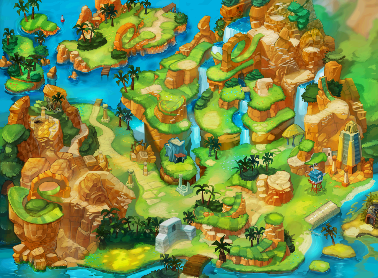 sonic green hill zone map