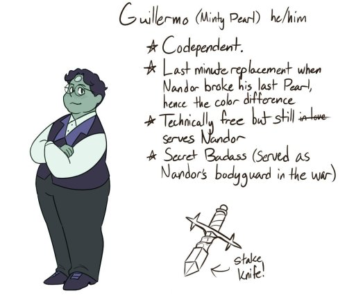 Tanzanite The Fusion Of Guillermo And Ladja Or Pearl And Rubellite I Made Them Have A Midnight Kinda