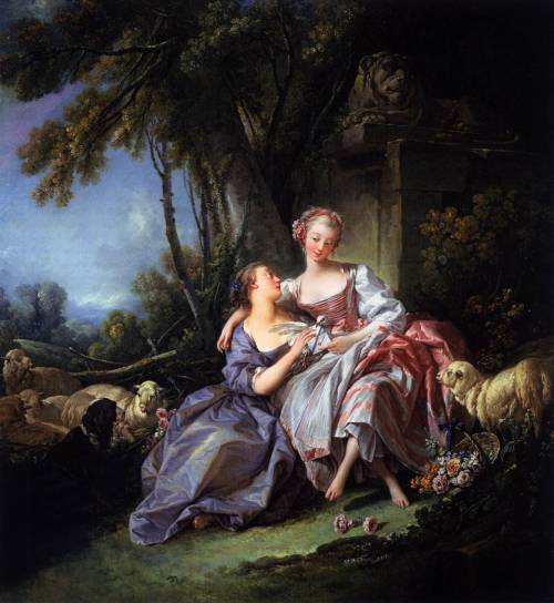 Francois boucher sleeping young woman