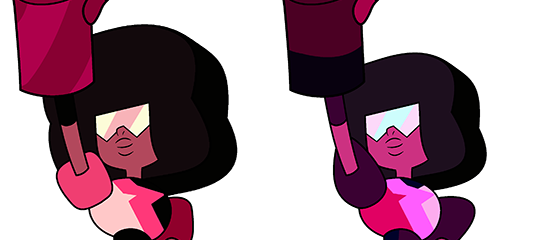 can you tell who is control with garnet?