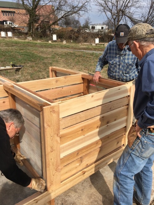 alumnities:Local Volunteers Begin Constructing Compost Bins for “Building Soil and Community” Desi