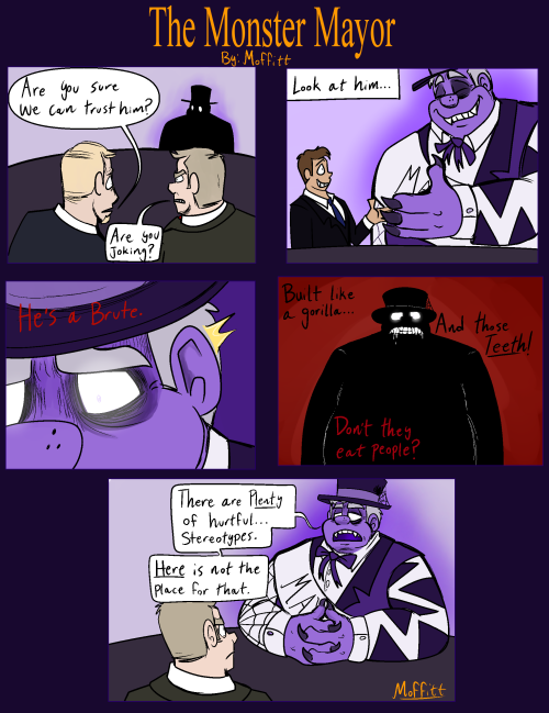 themonstermayor:Comic #2 of The Monster Mayor