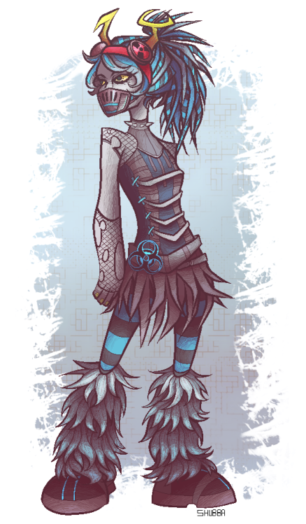 shubbabang:Hi I think cyber goth fashion is pretty cool and the chances of me doing more of these fo