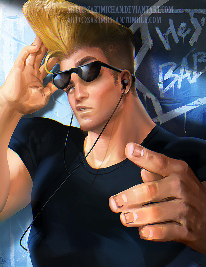 Johnny Bravo by sakimichan
