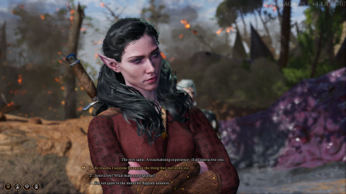 Silaestra is my newest Baldur’s Gate 3 character. She’s a noble High Elf Bladesinger Wizard (Evocati