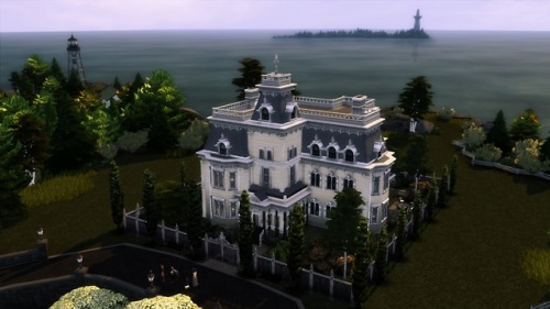 Second Empire Mansion - in the Gallery