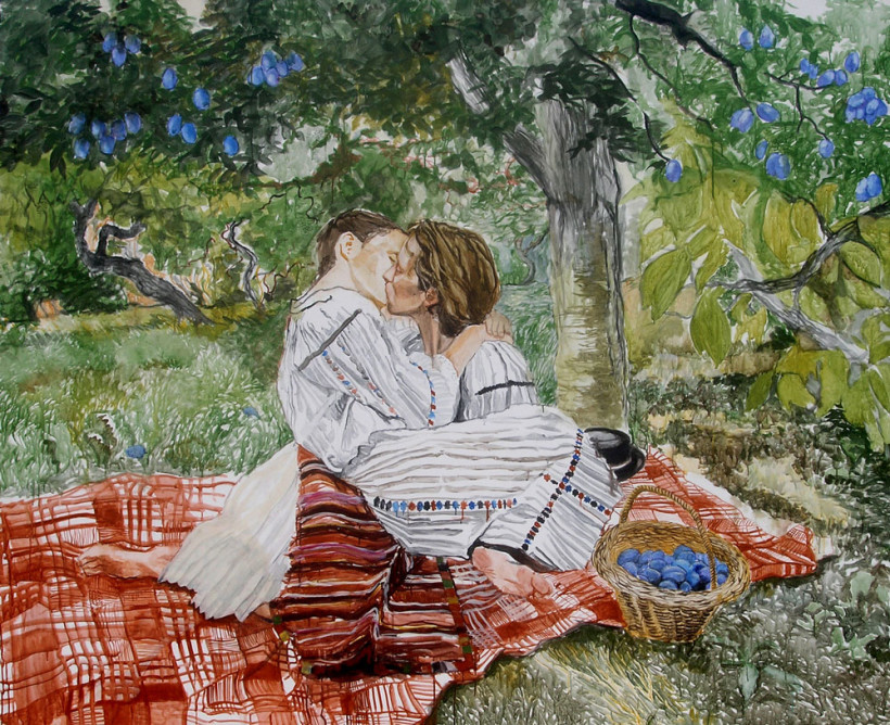 fordarkmornings: Helena Janečić (Croatian, b. 1967). Watercolour on paper. 2008.