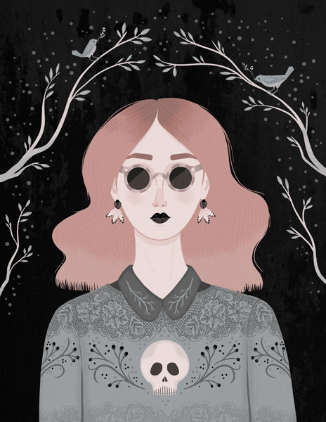 darksilenceinsuburbia: Illustrations by Perrin web // tumblr