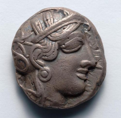 Athenian Tetradrachm: Female Head (obverse), 400s BC, Cleveland Museum of Art: Greek and Roman ArtSi