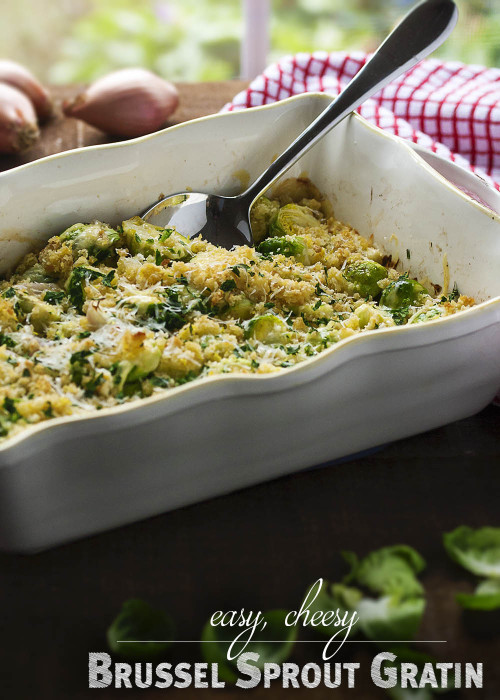 justalittlebitofbacon:I do love Brussels sprouts, but I think this Brussels Sprout Gratin could make