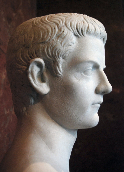 myglyptothek:Portrait of emperor Caligula. From Thrace. C. 39-40 AD. Marble. Musée du Louvre, Paris.