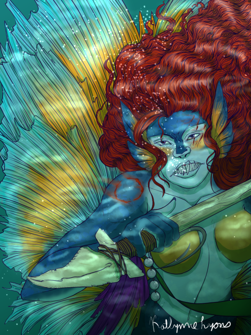 My Piece for MerMay this year! Back again with my Betta mermaid.