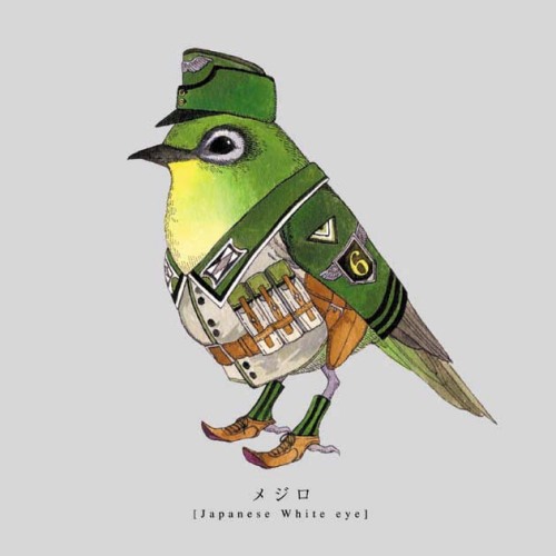 cnvsblg:  Great illustrations of birds in nautical uniform by Japanese illustrator, Sato. 