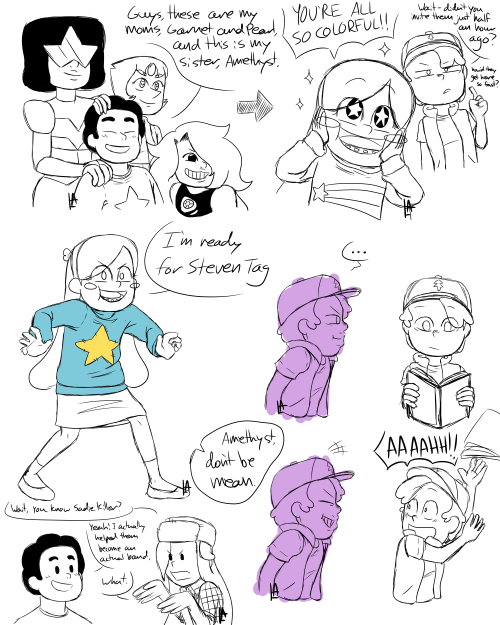 autumnalfallingleaves: I set aside work on my current comic to watch Gravity Falls so I could jump o