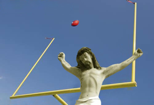 Jesus Calls Field Goal “GOOD”.