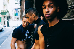 Black-Boys:  Aris Rosario, Isaiha Paul &Amp;Amp; Gregg Still At Chase Models Ny By