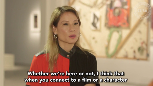 eshusplayground: shesnake: Lucy Liu on what she hopes people take away from her art Reblogging becau