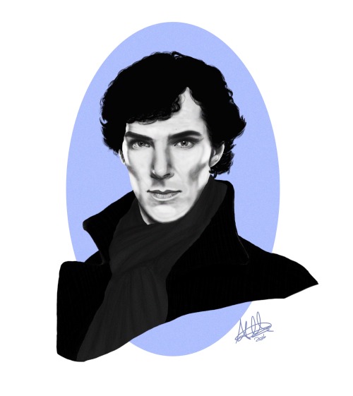 Sherlock sans antlers/flowers.(Looks better with them if you ask me )
