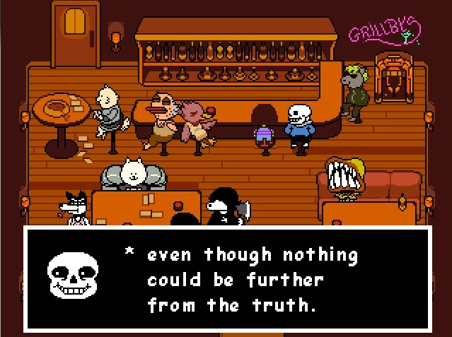 speculativexenolinguist:  a-canon-url:  What happens when you call Papyrus uncool