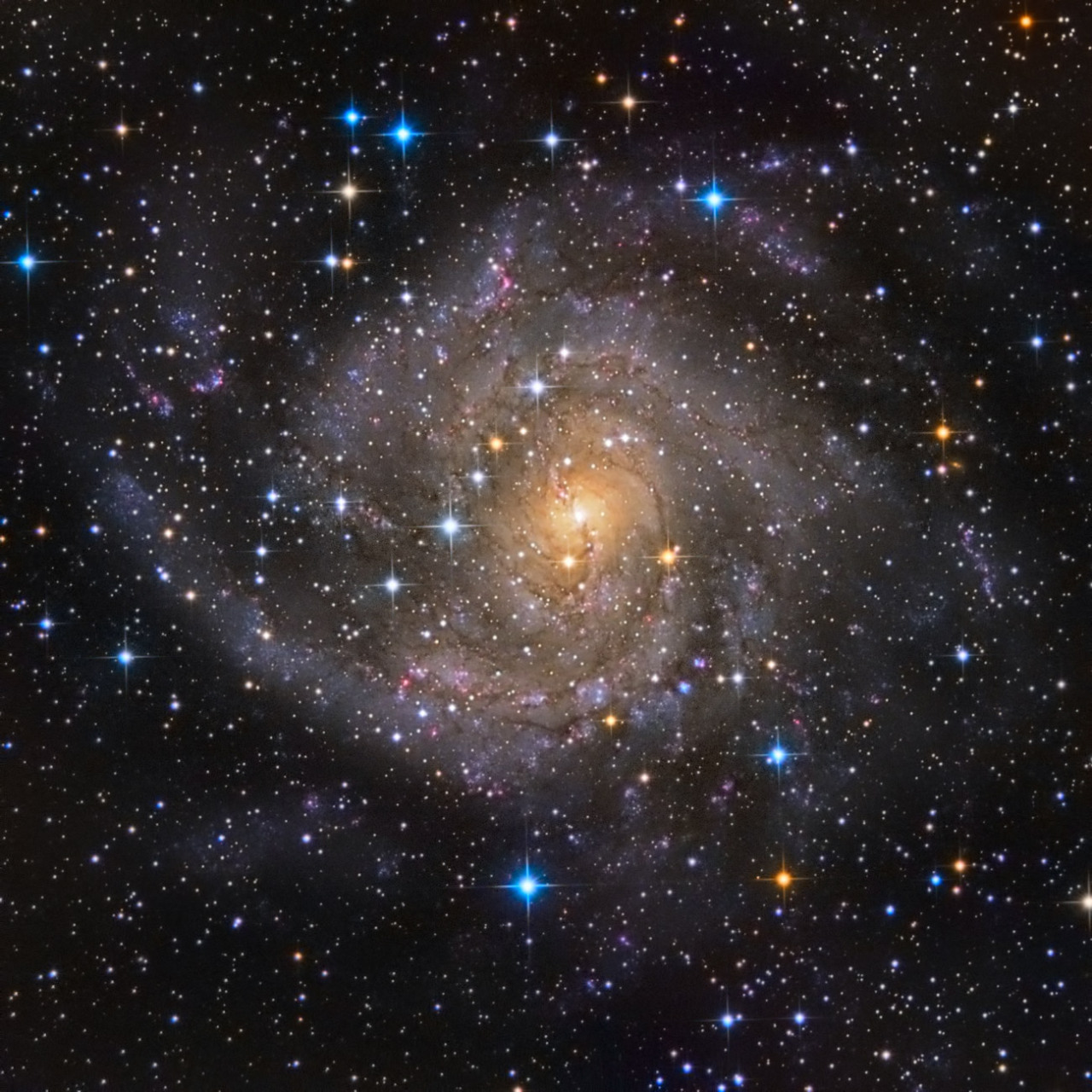 kenobi-wan-obi:  IC 342 by Velimir Popov, Emil Ivanov     Lies at low galactic latitude,