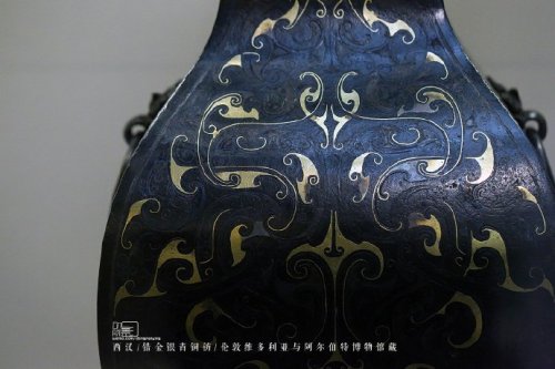 ancient chinese craftsmanship 错金镀银photo by 动脉影