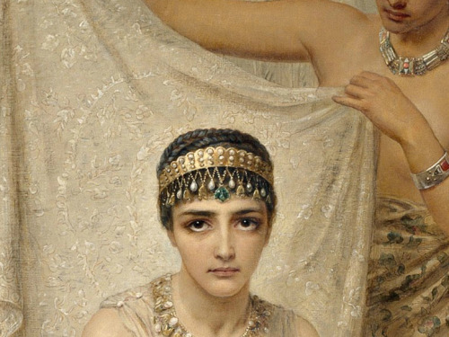 v-ersacrum: Edwin Long, Queen Esther (details), 1878