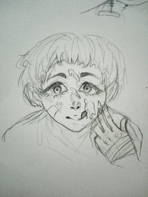 pilikukka:  Here is my oc, whatever his name is, uhh he likes to beat up annoying people just for fun, whores around n stuff. I still can’t get his look or personality on paper..  /ask @mackintons for info on his oc ;) / 