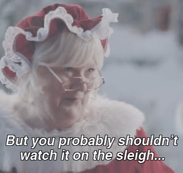 milesjai:  nunderthemistletoe:  Mrs. Claus tryna get it in  