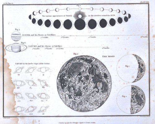 vintage astronomy illustrations & photographs (sources: here and here)