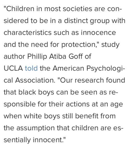 nodamncatnodamncradle: odinsblog:  Racial bias in America: from higher suspension rates in preschool, to disproportionate rates of capital punishment, to everything in between, structures of authority routinely allow anti-Black racial bias to color