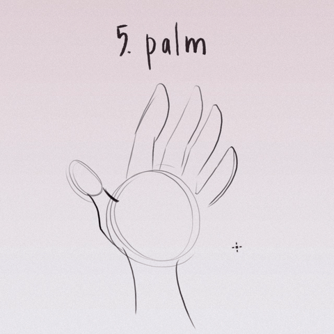 another mini-tutorial translated into a gifset! this time for a stylized hand. read: not photorealis