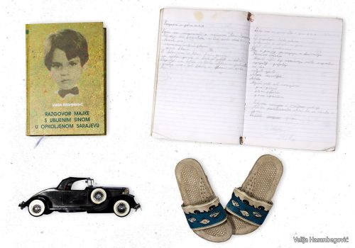 lilium-bosniacum:Items that belonged to children killed during the siege of Sarajevo. 