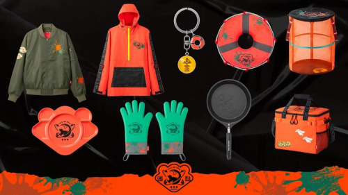 splatoon 3 salmon run merchandise (japan only :/)