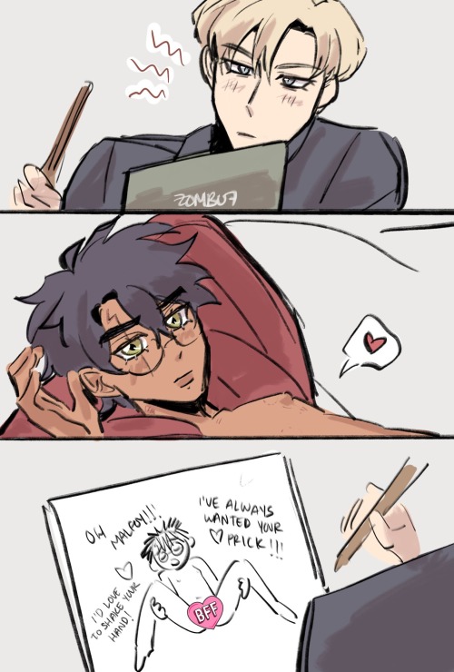 Draco Upgrading His Art Skills To Draw HP Being Humiliated Canon