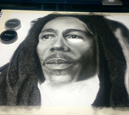 Bob Marley Drawing.  More on Instagram @ Wega13Art