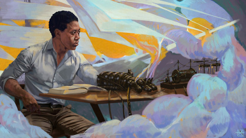 Wizard Of West Orange by Michael WakeleyArtist commentary: “Another pretty weird one. This is based 